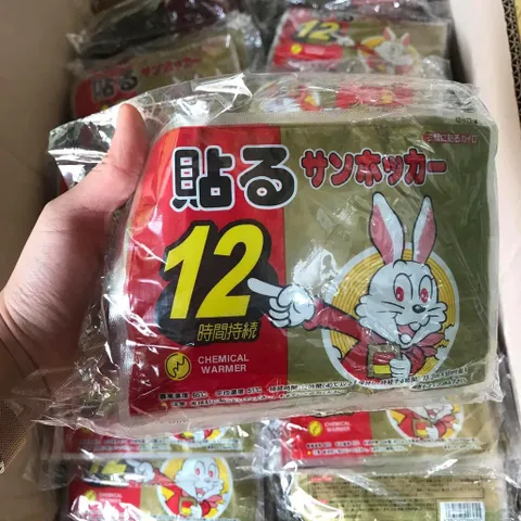 Miếng Dán Giữ Nhiệt Kairo Hand Warmer Nhật Bản - Giữ Ấm Cơ Thể Liên Tục Đến 16 Giờ, Gói 10 Miếng Tiện Lợi