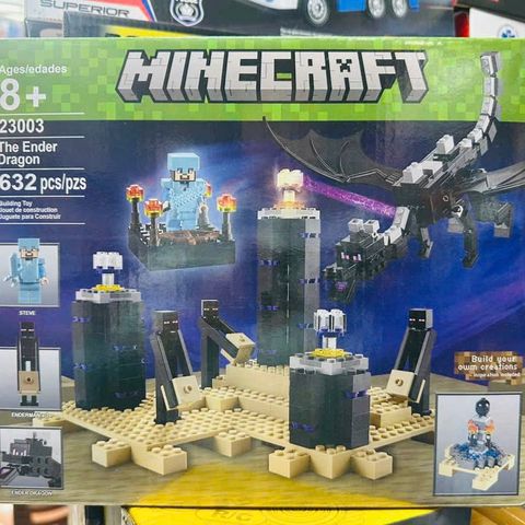 Bộ Đồ Chơi Lắp Ráp Minecraft The Ender Dragon 23003 - 632 Chi Tiết, Dành Cho Trẻ Từ 8 Tuổi - Tăng Cường Tư Duy Sáng Tạo