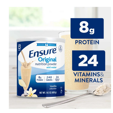 Sữa bột Ensure Mỹ Original Nutrition Powde vanilla - Hộp 400gr 393680