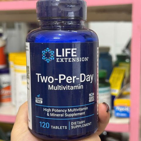 Life Extension Two-Per-Day Multivitamin 120 viên – Viên uống bổ sung vitamin và khoáng chất tổng hợp hàm lượng cao
