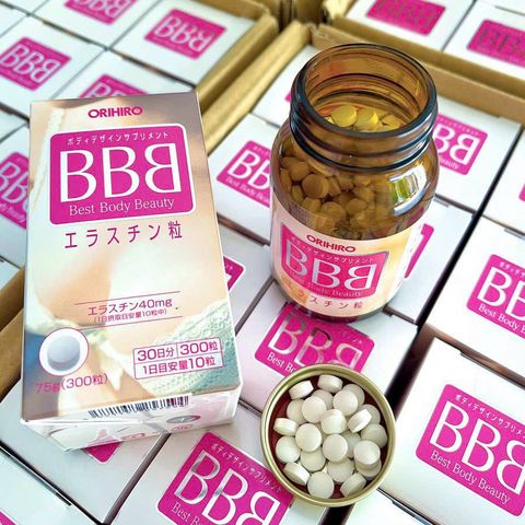 Viên uống tăng vòng 1 BBB Elastin Orihiro Japan 300 viên