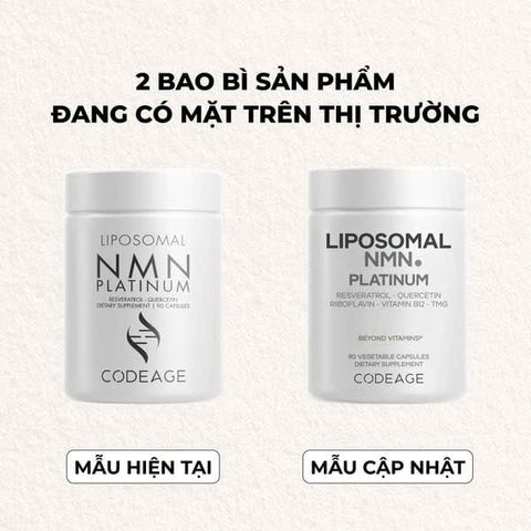 Viên Uống Đẹp Da Codeage Liposomal NM Platinum - Cải Thiện Độ Đàn Hồi, Giữ Ẩm, Rạng Rỡ Da Tự Nhiên, Hỗ Trợ Chống Oxy Hóa