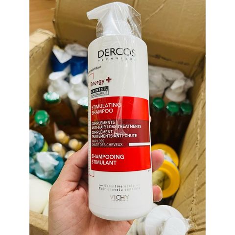 Dầu Gội VICHY Dercos 400ml - Giải Pháp Chống Rụng Tóc, Nuôi Dưỡng Tóc Khỏe Mạnh, Thích Hợp Cho Tóc Thưa, Yếu, Khô Xơ