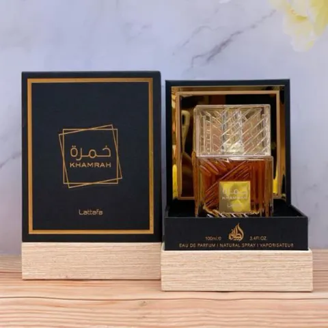 Nước Hoa Unisex Lattafa Khamrah EDP - Hương Đông Sang Trọng với Vani, Gỗ Quý và Gia Vị 393949