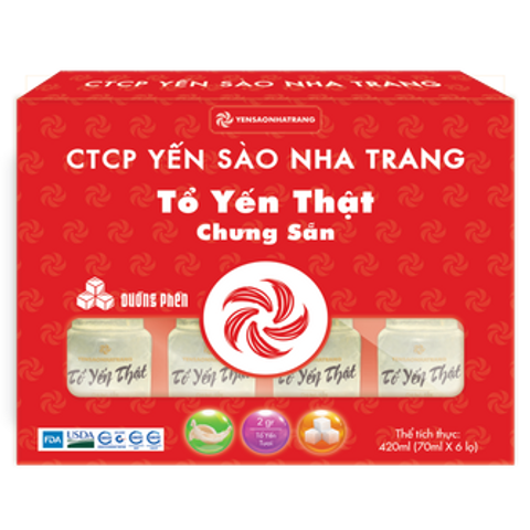 Tổ Yến Thật Chưng Sẵn Đường Phèn 2,5g (420ml)