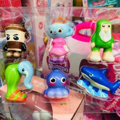 Bộ 6 nhân vật mô phỏng game Interest squishy 9988-169