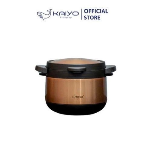 Nồi ủ chân không Kaiyo 2 tay cầm 3L - Giữ nhiệt hiệu quả, chất liệu inox cao cấp, thiết kế hiện đại, thích hợp cho nấu ăn gia đình và văn phòng