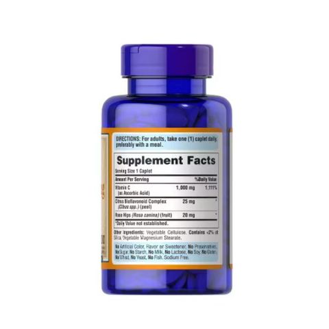 Viên Uống Vitamin C 1000mg Puritan's Pride - Hỗ Trợ Miễn Dịch và Làm Đẹp Da - Sản Phẩm Mỹ Chất Lượng Cao