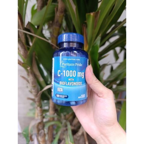 Viên Uống Vitamin C 1000mg Puritan's Pride - Hỗ Trợ Miễn Dịch và Làm Đẹp Da - Sản Phẩm Mỹ Chất Lượng Cao
