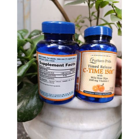 Viên Uống Vitamin C 1000mg Puritan's Pride - Hỗ Trợ Miễn Dịch và Làm Đẹp Da - Sản Phẩm Mỹ Chất Lượng Cao