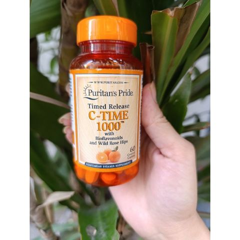 Viên Uống Vitamin C 1000mg Puritan's Pride - Hỗ Trợ Miễn Dịch và Làm Đẹp Da - Sản Phẩm Mỹ Chất Lượng Cao