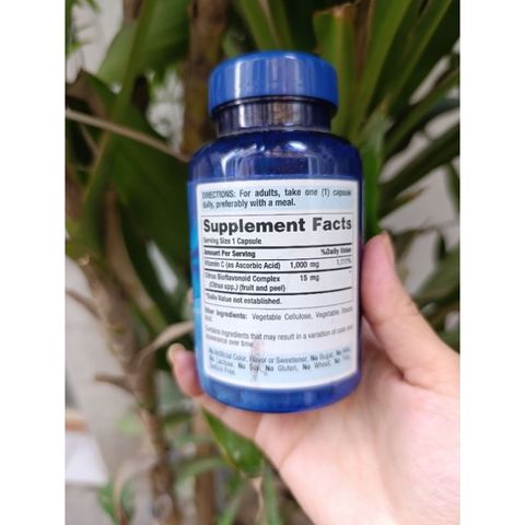 Viên Uống Vitamin C 1000mg Puritan's Pride - Hỗ Trợ Miễn Dịch và Làm Đẹp Da - Sản Phẩm Mỹ Chất Lượng Cao