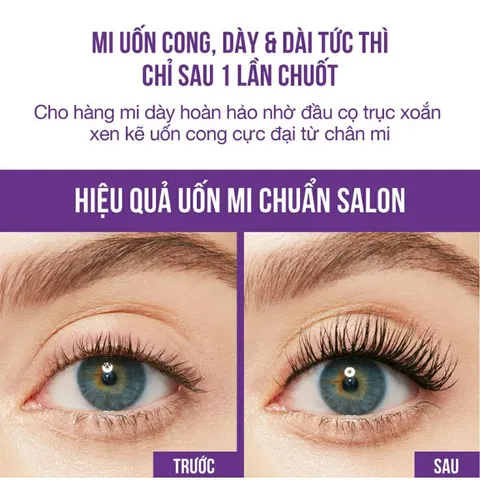 Macara Uốn, Nâng và Dày Mi Maybelline New York Falsies Lash Lift 8,6ml
