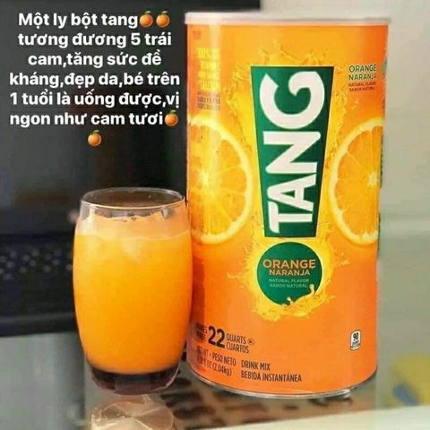 Bột Cam Tang Naranja Mỹ 2.04kg & 566g - Giải Khát Bổ Sung Vitamin C, Tăng Cường Sức Đề Kháng, Hương Vị Cam Tươi Ngon Miệng