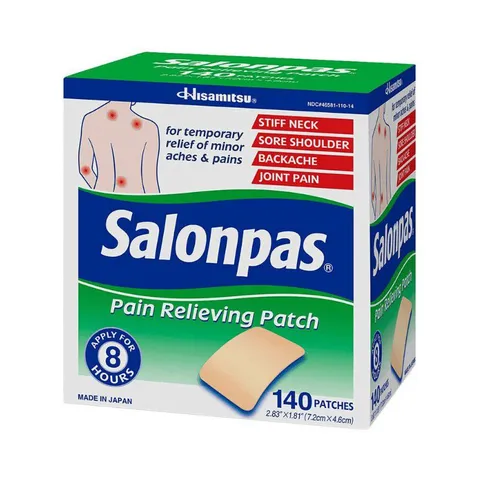 [Date 2027] L.ẻ 20 miếng dán giảm đau xương khớp Salonpas hàng Mỹ