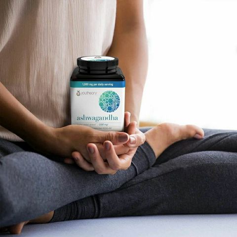 Viên uống Nhân sâm Ấn Độ Ashwagandha Youtheory 1000mg - Giảm căng thẳng, cải thiện sức khỏe tổng thể - 180 viên từ Mỹ