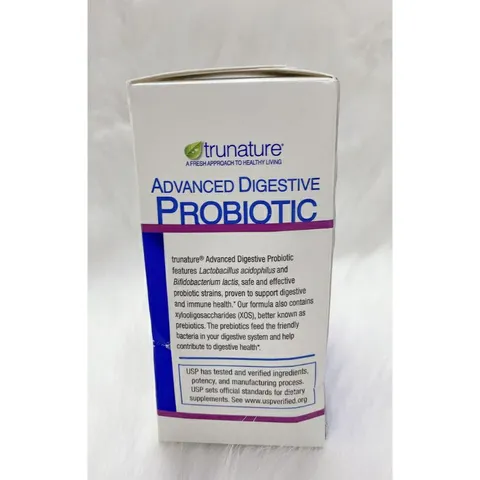 Viên uống men vi sinh Trunature Advanced Digestive Probiotic 100 viên - Hỗ trợ tiêu hóa, cân bằng vi khuẩn đường ruột, tăng cường miễn dịch