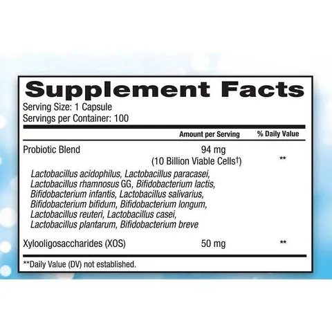 Viên uống men vi sinh Trunature Advanced Digestive Probiotic 100 viên - Hỗ trợ tiêu hóa, cân bằng vi khuẩn đường ruột, tăng cường miễn dịch