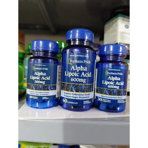 [ Date 2027] Viên ngăn ngừa tàn nhang, lão hoá, đẹp da Alpha Lipoic Acid 300mg - 600mg 60 viên