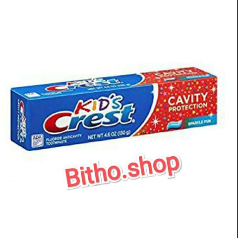 Kem Đánh Răng Crest Kids 130g - Hương Vị Trái Cây Ngọt Ngào, An Toàn Cho Răng Miệng Trẻ Em Trên 2 Tuổi, Không Chứa Đường