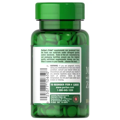 [ Date 2027] Viên bổ sung Magiê và kẽm Magiesium with zinc