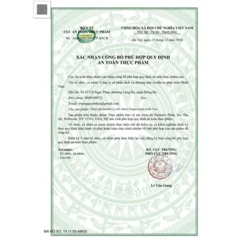 [ Date 2027] Viên bổ sung Magiê và kẽm Magiesium with zinc