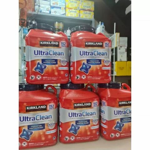 VIÊN GIẶT XẢ KHÁNG KHUẨN SẠCH QUẦN ÁO KIRKLAND ULTRA  CLEAN 152 VIÊN