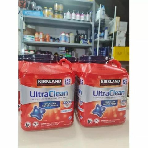 VIÊN GIẶT XẢ KHÁNG KHUẨN SẠCH QUẦN ÁO KIRKLAND ULTRA  CLEAN 152 VIÊN