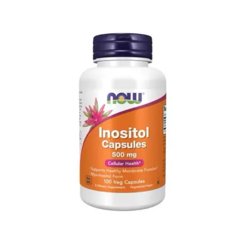 Viên Bổ Sung Inositol Now - Hỗ Trợ Giảm Căng Thẳng, Cải Thiện Nhạy Insulin, Giảm Triệu Chứng PCOS - 500mg Myo-Inositol