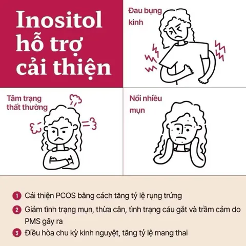 Viên Bổ Sung Inositol Now - Hỗ Trợ Giảm Căng Thẳng, Cải Thiện Nhạy Insulin, Giảm Triệu Chứng PCOS - 500mg Myo-Inositol