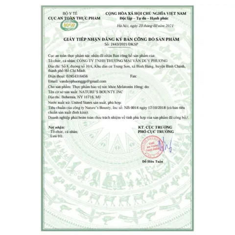 Thực Phẩm Melatonin 10mg - Hỗ Trợ Giấc Ngủ Sâu, Giảm Mất Ngủ Từ Thảo Dược Tự Nhiên, Không Gây Nghiện