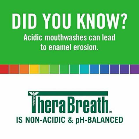 Nước Súc Miệng TheraBreath Fresh Breath - Ngăn Ngừa Hôi Miệng, Sâu Răng, Hiệu Quả 24 Giờ, Hương Mint Mềm Dịu