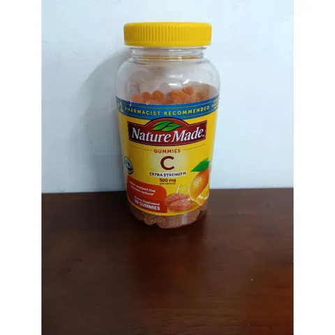 [ Date 12/25] Kẹo dẻo Vitamin C 500mg Nature Made dành cho người lớn 180 viên