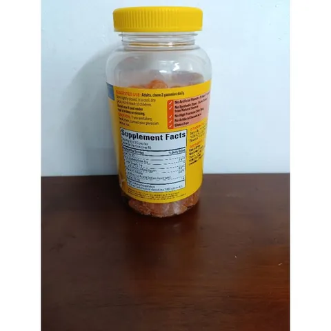 [ Date 12/25] Kẹo dẻo Vitamin C 500mg Nature Made dành cho người lớn 180 viên