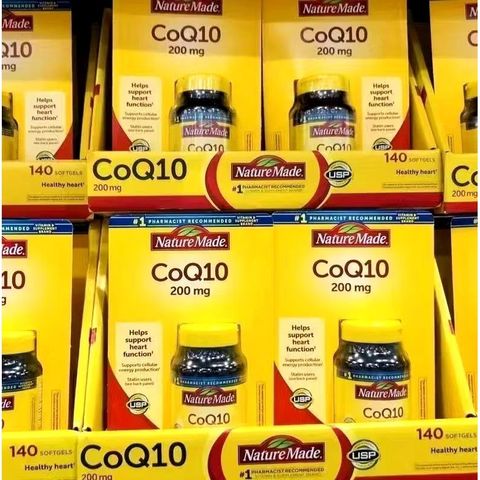 Viên uống bổ tim mạch CoQ10 Nature Made 200mg - Hỗ trợ tim khỏe mạnh, tăng cường trí nhớ, phòng ngừa bệnh tim và ung thư.