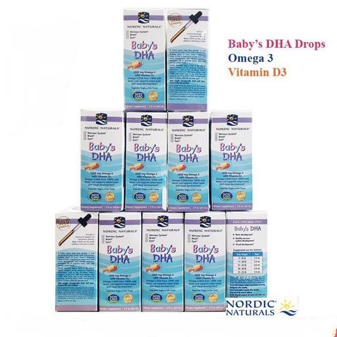 Siro bổ sung DHA & Omega 3 Nordic Naturals cho bé 60ml - Phát triển trí não, sức khỏe hệ xương và miễn dịch.