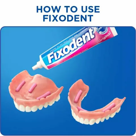 Keo Dán Hàm Răng Giả Fixodent Original 68g - Giữ Chắc Răng Giả Thoải Mái, An Toàn, Chính Hãng Mỹ