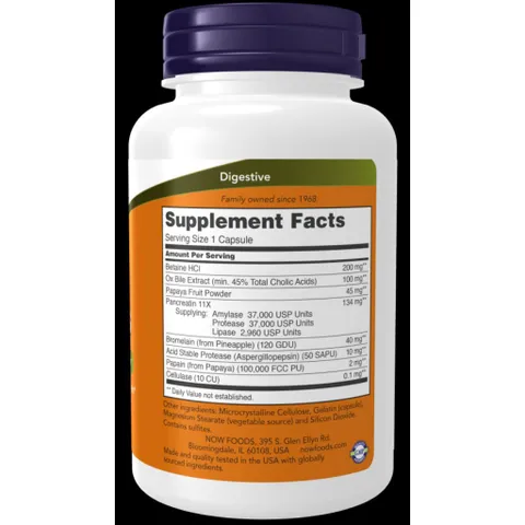Viên uống hỗ trợ tiêu hóa NOW Super Enzymes - Tăng cường hấp thụ dinh dưỡng, giảm đầy hơi, khó tiêu, sức khỏe đường ruột tối ưu