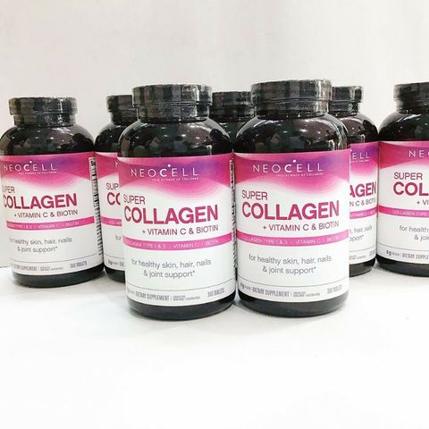 [ Date 9/2026] Viên collagen đẹp da Neocell Super Collagen Vitamin C Biotin 360 viên