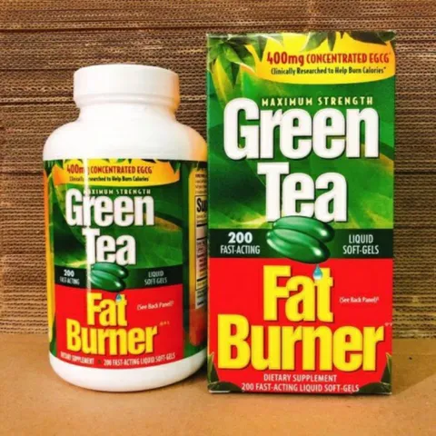 [ Date2025] Viên uống giảm cân, giảm mỡ từ trà xanh Green Tea Fat Burner 200 viên của Mỹ