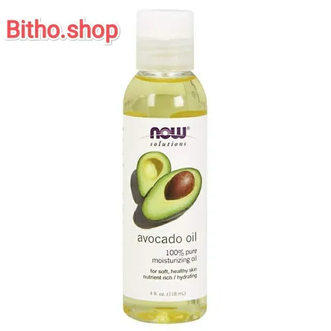 Dầu Bơ Dưỡng Ẩm 100% Nguyên Chất NOW Solutions - Tinh Dầu Bơ 118ml Cho Da Mềm Mại, Chống Lão Hóa và Dưỡng Tóc Mượt Mà