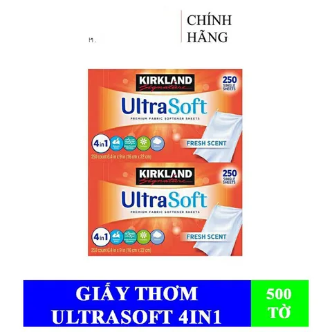 Giấy Thơm Làm Phẳng Quần Áo Kirkland Ultra Soft - Khử Mùi, Chống Ẩm, Đuổi Côn Trùng - Hàng Mỹ Nhập Khẩu, Dùng Được Nhiều Mục Đích