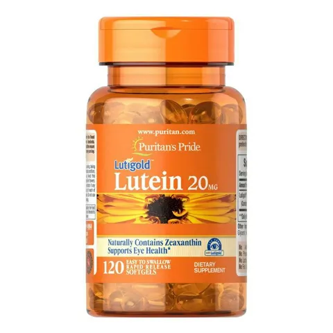 Viên Uống Bổ Mắt Lutein 20mg - Giảm Nhức Mỏi, Tăng Cường Thị Lực và Bảo Vệ Mắt Khỏe Mạnh