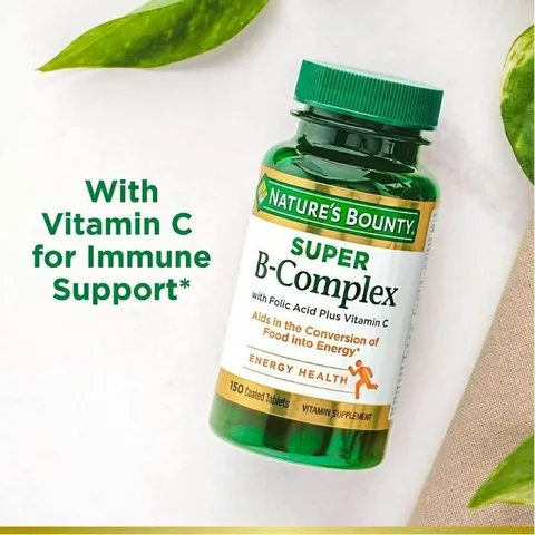  Viên Super B Complex với axit folic và vitamin C giúp khoẻ đề kháng, tim mạch 150 viên
