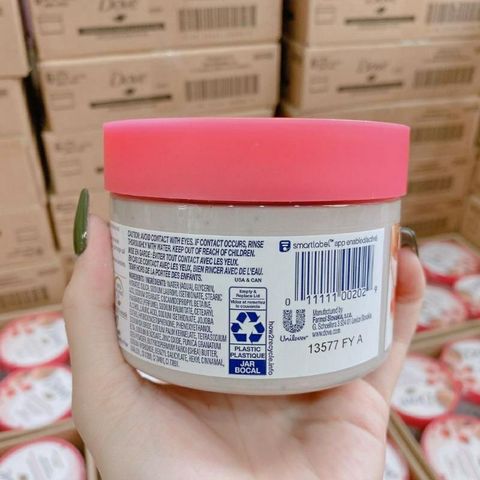 Kem Tẩy Da Chết Toàn Thân Dove Exfoliating Body Polish 298g - Dưỡng Ẩm, Làm Sáng Da, Hương Quả Lựu, Không Chứa Sulfate