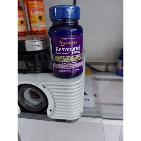 Viên Uống Resveratrol 100mg - Hỗ Trợ Tim Mạch, Chống Lão Hóa và Nâng Cao Tuổi Thọ, Xuất Xứ Mỹ