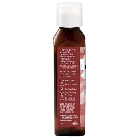 Dầu Hạt Nho Aura Cacia - Dưỡng Da, Móng, Tóc Siêu Nhẹ, Thẩm Thấu Nhanh, Giúp Giảm Mụn, Thâm, Đem Lại Làn Da Căng Bóng Tự Nhiên