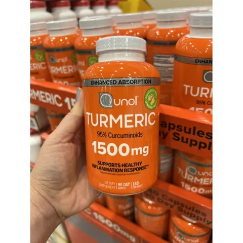 [Date 2/2025] Viên uống tinh chất nghệ Qunol turmeric 1500mg 180 viên