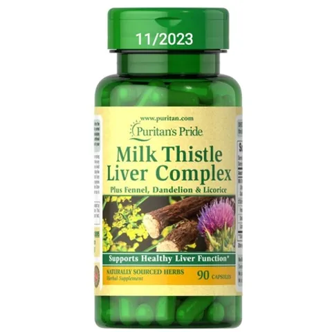 Viên bổ gan Milk Thistle 1000mg Puritan Pride - Hỗ trợ thải độc gan, tăng cường chức năng gan, giải độc hiệu quả từ Mỹ
