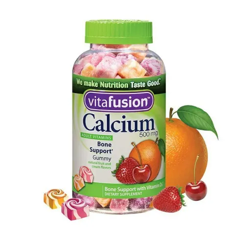 [Date 3/25] Kẹo Dẻo bổ sung Canxi Vitafusion Calcium + D3 100v của Mỹ